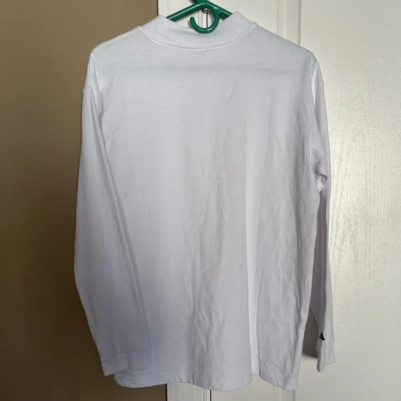 NWT adidas Women's Select Mock Neck Long-Sleeve Top. Size Small. - Picture 7 of 8